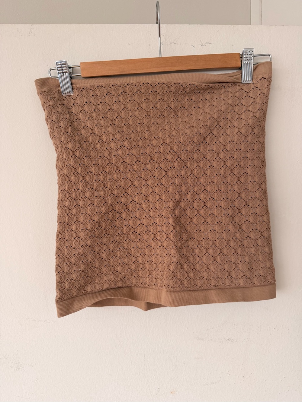 Free People Strapless Honeycomb Top M/L